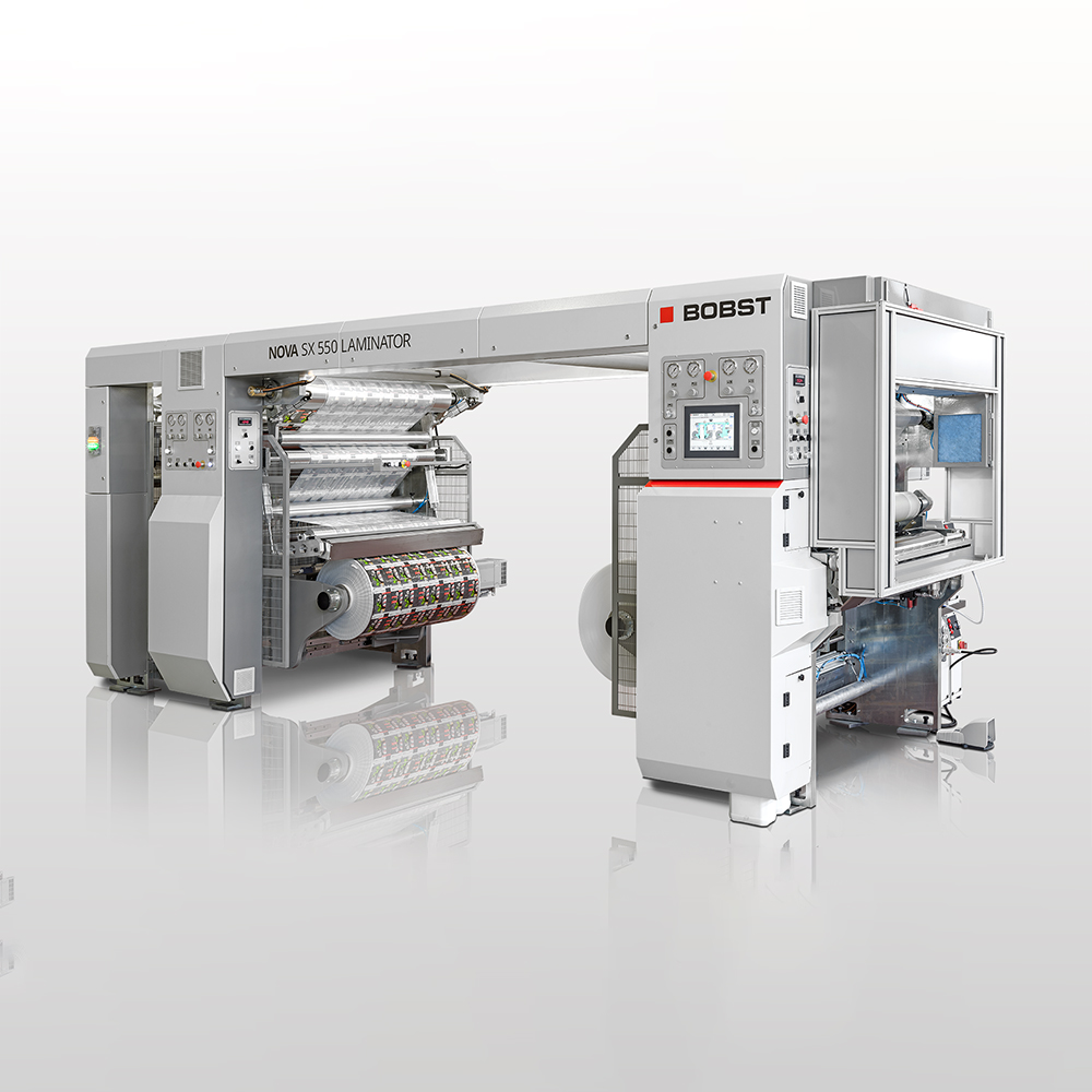 weiterverarbeitung nova sx 550 laminator bobst smartflex printing juelich